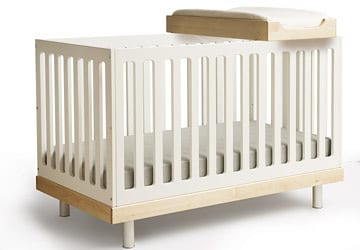 OEUF CRIB AND OPTIONAL BABY CHANGING TABLE